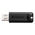Papírenské zboží - Verbatim USB flash disk, USB 3.0 (3.2 Gen 1), 64GB, PinStripe, Store N Go, schwarz, 49318, USB A