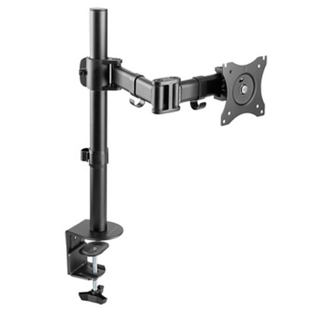 Papírenské zboží - Polohovatelný držák ULTRADESK SKELETON Single pro monitor, 2-9KG, svorka a průchodka stol