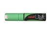 Papírenské zboží - Kreidemarker „PWE-8K“, fluoreszierend grün, 8 mm, UNI