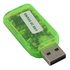 Papírenské zboží - USB (2.0) Adapter, USB-Audio, USB A (2.0) M-Jack (3,5mm) 2x F, 0, grün, USB-Soundkarte