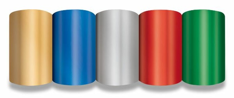 Papírenské zboží - Dárkový balicí papír Metal 2 x 0,7 m, mix barev