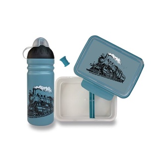 Papírenské zboží - Set Zdravá lahev 0,5 l a Zdravá sváča Parní expres