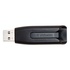 Papírenské zboží - Verbatim USB flash disk, USB 3.0 (3.2 Gen 1), 64GB, V3, Store N Go, schwarz, 49174, USB A, mit herausziehbarem Konnektro