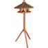 Papírenské zboží - NATURA Outdoor-Futterstation mit Baldachin, auf Stativ 1,45 m, 65 x 46 cm, Kiefernholz, braun