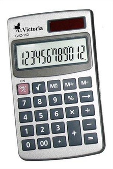 Papírenské zboží - Kalkulačka kapesní, 8místný displej, VICTORIA "GVZ-155"