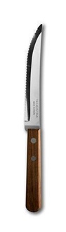 Papírenské zboží - Nůž, sada 6ks, dřevěná rukojeť, nerezová ocel, 20,5 cm