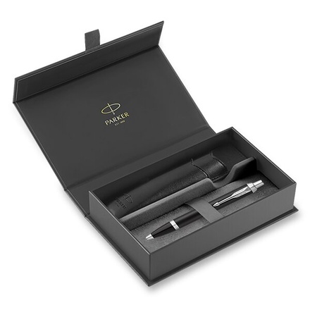 Papírenské zboží - Parker IM Essential Black CT sada kuličkové pero a pouzdro