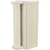 Papírenské zboží - Eckkratzbrett mit Pfosten, 15 x 50 x 15 cm, beige