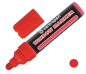 Papírenské zboží - Křídový fix na sklo Centropen JUMBO WINDOW 9121 červený