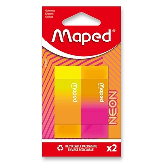 Papírenské zboží - Pryž Maped Neon 2 ks
