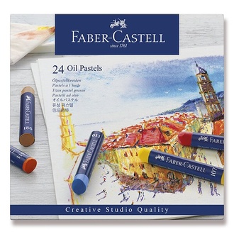 Papírenské zboží - Olejové pastely Faber-Castell 127024 24 barev
