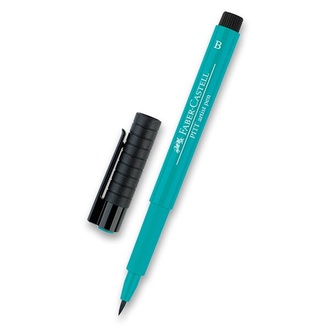 Papírenské zboží - Popisovač Faber-Castell Pitt Artist Pen Brush - zelené odstíny 156
