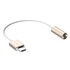 Papírenské zboží - USB-Kabel (2.0), USB C M- audio jack (3.5mm) F, 0.1m, reversible, gold, Apacer, box, DC150, APDC150C-1