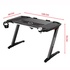 Papírenské zboží - ULTRADESK Spieltisch ROCKET BLACK, 128x68 cm, 78 cm, mit XL-Mauspad