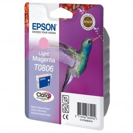 Papírenské zboží - Epson originální ink C13T08064011, light magenta, Epson Stylus Photo PX700W, 800FW, R265,