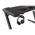 Papírenské zboží - ULTRADESK Spieltisch ROCKET BLACK, 128x68 cm, 78 cm, mit XL-Mauspad