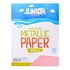 Papírenské zboží - Dekorpapier A4 10 Stück rosa metallic 250 g