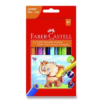 Papírenské zboží - Pastelky Faber-Castell 116501 Extra Jumbo 12 barev