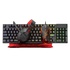 Papírenské zboží - Marvo CM409 EN, Tastatur-Set mit Gamingmaus, Mauspad und Kopfhörer, US, Game, verkabelt (USB), schwarz, unterbeleuchtet