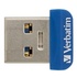 Papírenské zboží - Verbatim USB flash disk, USB 3.0 (3.2 Gen 1), 32GB, Nano, Store N Stay, blau, 98710, USB A