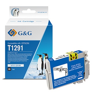Papírenské zboží - G&G kompatibilní ink s T1291, black, NP-R-1291BK, pro Epson Stylus office B42WD, BX305F,