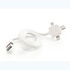 Papírenské zboží - USB-Kabel (2.0), USB A M- USB C / Lightning / Micro-USB, 1.5m, 3v1, weiss, Powercube, flach