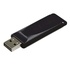 Papírenské zboží - Verbatim USB flash disk, USB 2.0, 64GB, Slider, schwarz, 98698, USB A, mit herausziehbarem Konnektro