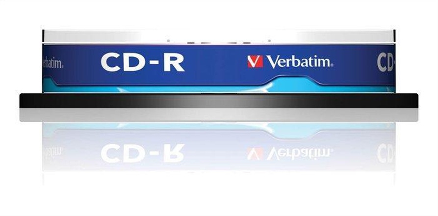 Papírenské zboží - CD-R 700MB, 80min., 52x, DL Extra Protection, Verbatim, 10-cake