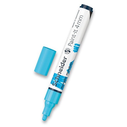 Papírenské zboží - Akrylový popisovač Schneider Paint-It 320 pastelová modrá