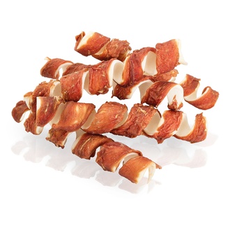 Papírenské zboží - KIDDOG BUFFET SPRING kachní maso na buvolí kůži 16 cm/ 40-45 g [1ks]