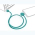 Papírenské zboží - USB-Kabel (2.0), USB A M- USB C / Lightning / Micro-USB, 1.5m, 3v1, weiss, Powercube, flach