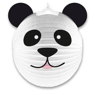 Papírenské zboží - Papírový lampión Panda průměr 25 cm