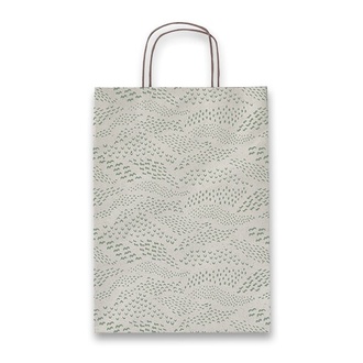 Papírenské zboží - Dárková taška SADOCH Allegra Carta Erba zelená 180 x 80 x 210 mm