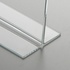 Papírenské zboží - T-Typ doppelseitiger Tischständer aus Plexiglas - Größe A4 im Hochformat