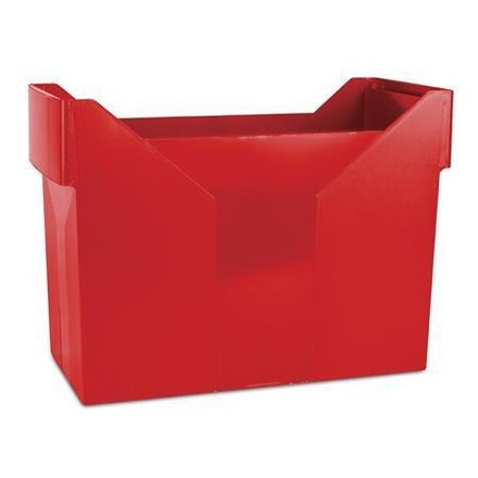 Papírenské zboží - Zásobník na závěsné desky, červený, plast, DONAU