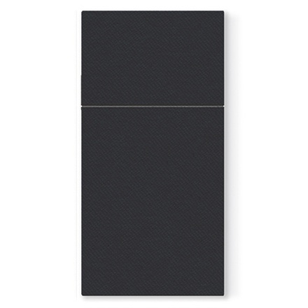 Papírenské zboží - Ubrousky na příbory PAW AIRLAID 40x40cm Unicolor Black [50 ks]
