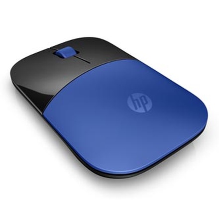 Papírenské zboží - HP myš Z3700 Wireless Dragonfly Blue, 1200DPI, 2.4 [GHz], optická Blue LED, 3tl., 1 koleč