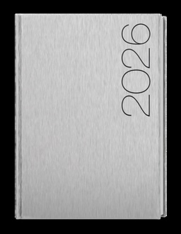 Papírenské zboží - Denní diář - David - ForMen - A5 - Silver