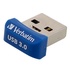 Papírenské zboží - Verbatim USB flash disk, USB 3.0 (3.2 Gen 1), 32GB, Nano, Store N Stay, blau, 98710, USB A