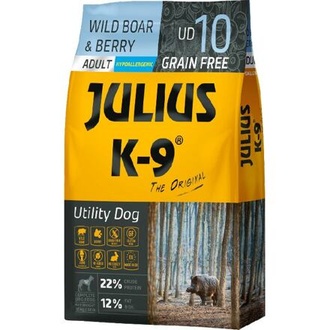 Papírenské zboží - JULIUS K-9 ADULT WILD BOAR&BERRY 340 g