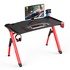 Papírenské zboží - ULTRADESK Spieltisch INVADER - RED, 120x64 cm, 75 cm