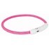 Papírenské zboží - Leuchtender USB-Halsring, rosa L-XL: 65 cm/ O 7 mm