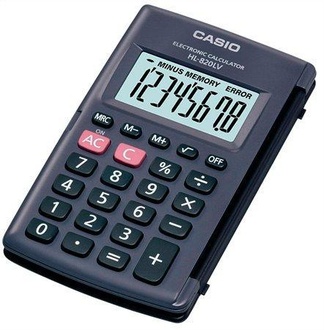 Papírenské zboží - Kalkulačka kapesní, 8místný displej, CASIO "HL-820LV"