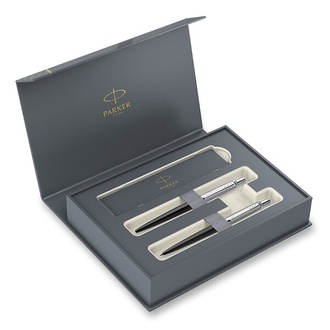 Papírenské zboží - Parker Jotter Bond Street Black CT DUO box sada kuličkové pero a mechanická tužka