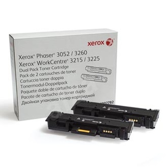 Papírenské zboží - Xerox originální toner 106R02782, black, 6000 (2x3000)str., Xerox Phaser 3052,3260, WorkC