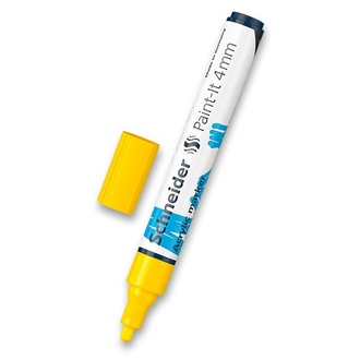 Papírenské zboží - Akrylový popisovač Schneider Paint-It 320 žlutá