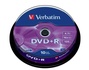 Papírenské zboží - DVD+R 4,7 GB, 16x, AZO, Verbatim, 10 Kuchen