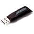 Papírenské zboží - Verbatim USB flash disk, USB 3.0 (3.2 Gen 1), 64GB, V3, Store N Go, schwarz, 49174, USB A, mit herausziehbarem Konnektro