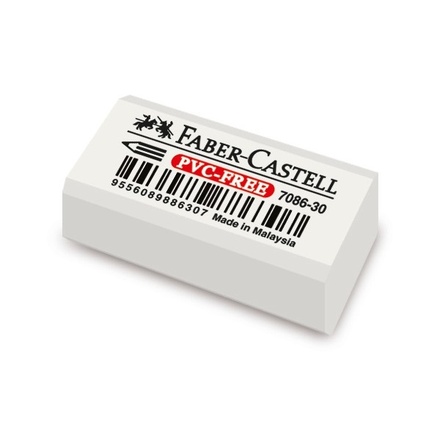 Papírenské zboží - Stěrací pryž PVC Free 7086 Faber Castell 188730