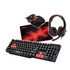 Papírenské zboží - Red Fighter K1, Tastatur US, Game, unterbeleuchtet typ verkabelt (USB), schwarz, 3 farbige Hintergrundbeleuchtung